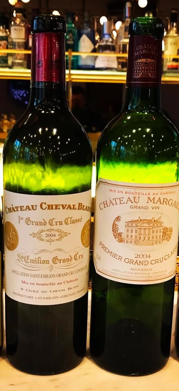 Château Margaux 2004 VS Cheval Blanc 2004